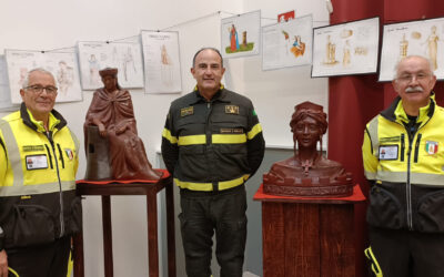 Sezione di MONZA e BRIANZA – presentazione statuette raffiguranti Santa Barbara