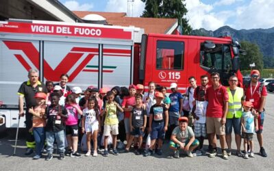 Sezione di VERCELLI – bambini in visita presso il Comando Prov.le di Vercelli