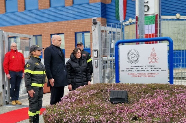 Sezione di BIELLA – Intitolazione della sede del Comando dei Vigili del Fuoco di Biella